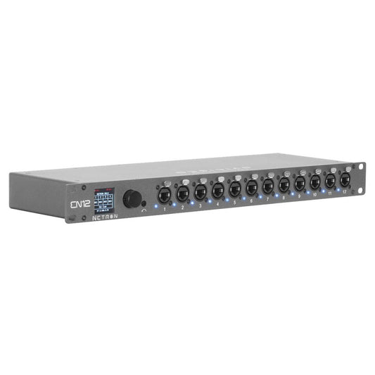 Puerta de Enlace Ethernet a DMX NETRON OBSIDIAN EN12-45 nodo arnet dmx bajoconsumo   